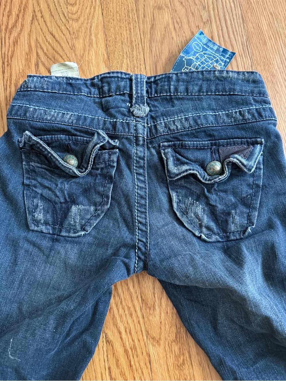 Y2K Stitch’s Maya Indian button country girl jeans 25 - Picture 11 of 11